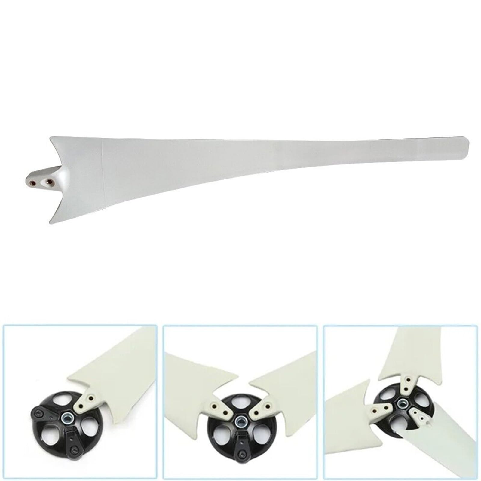 3-blade Wind Turbine Blades 550mm-750mm Wind Turbine Blades Horizontal Axis Wind Turbine Blades Wind Turbine Accessories Easy To Install Easy To Use Fiberglass Lightfast ( Color : 650mm(2.14ft) )