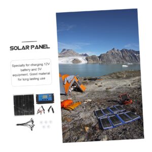 2 Sets Solar Panel Controller Set USB Batteries USB a Charger auto Battery crystalline Solar Panel Mono Solar Panel Solar Cell Panel with Controller eva Solar Charger car v5