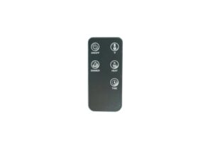 remote control for ikayaa ef-30d & homgeek ef-30d led 3d electric infrared fireplace space stove heater