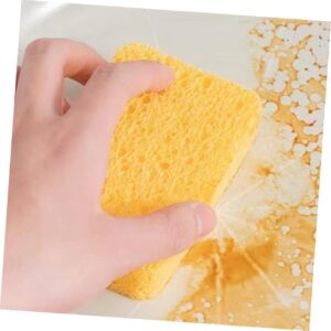 Mobestech 10Pcs Desk Cleaner Ceramics Nubuck Cleaner Cellulose Scrub Sponge rag Tableware Cleaning Supplies no Scratches Sponge Cleaning Brush dishwashing Supplies Clothing