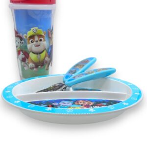 Playtex Baby PAW Patrol, Separated Toddler Feeding Plate - Teal, 3 Count