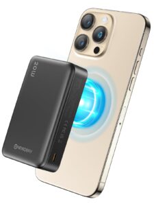 newdery 20000mah magnetic battery pack, power bank pd 20w fast charging, wireless portable charger with usb c cable for iphone 15/14/13/12/pro max/pro/plus/mini and airpods 3/2/pro