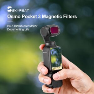 Skyreat ND Filters Set for DJI Osmo Pocket 3 Accessories -4 Pack (ND8/ND16/ND32/ND64)