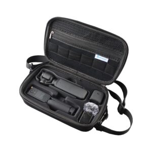 skyreat osmo pocket 3 case, portable pu storage protective bag for dji osmo pocket 3 creator combo accessories