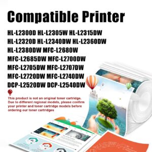 TN630 Toner Cartridges High Yield Replacement Compatible for Brother TN630 Toner Cartridge Work for Brother HL-L2300D L2305W L2315DMFC-L2680W DCP-L2520DW Printers