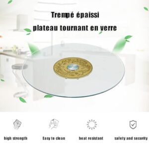 TurntableDining Table Transparent Round Turntable,Tempered GlassTurntable, glass lazy susan,glass lazy susan turntable,glass lazy susan for table,turntableDining Table Transparent Round Turntable