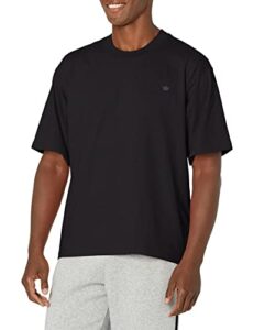 adidas originals men's adicolor trefoil t-shirt, black, x-small