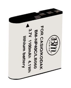 bm premium lb-060 battery replacement for kodak pixpro az251, az361, az362, az365, az421, az422, az501, az521, az522, az525, az526, az527, az528 cameras