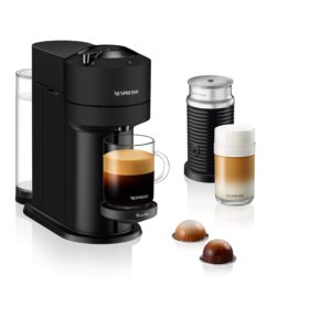 nespresso vertuo next coffee and espresso machine with aeroccino frother by breville, matte black