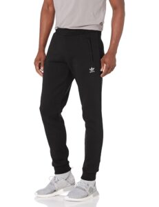 adidas originals men's adicolor essentials trefoil joggers, black, large