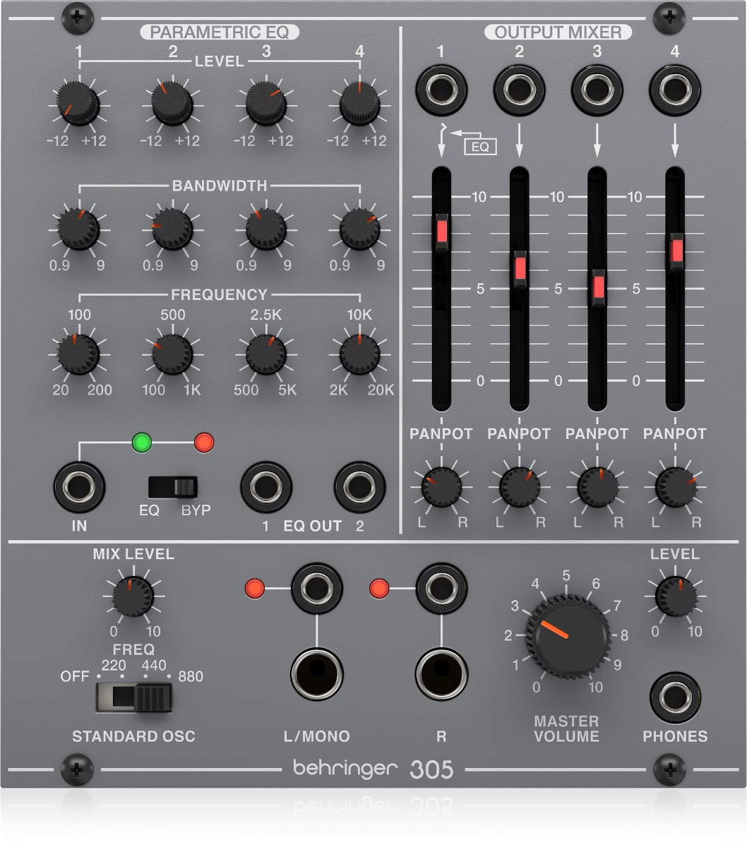 Behringer 305 EQ/Mixer/Output Eurorack Module