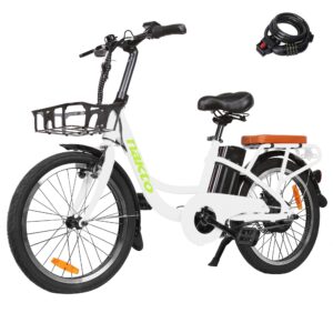 bright gg electric bike for adults 20" 250w electric bicycle with 36v10ah lithium battery, charger and locks