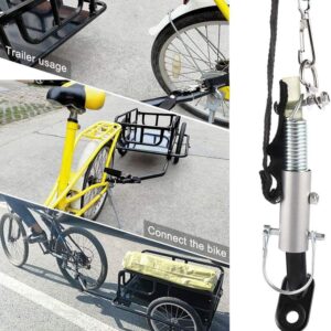 zaizai Bicycle Trailer Coupling Stroller Pet Car Debris Bicycle Trailer Accessories Tractor Head Bicycle Trailer Coupler Attachment Trailer Hitch