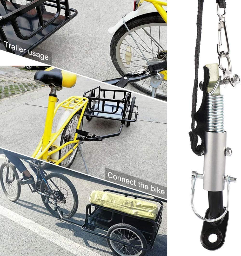 zaizai Bicycle Trailer Coupling Stroller Pet Car Debris Bicycle Trailer Accessories Tractor Head Bicycle Trailer Coupler Attachment Trailer Hitch