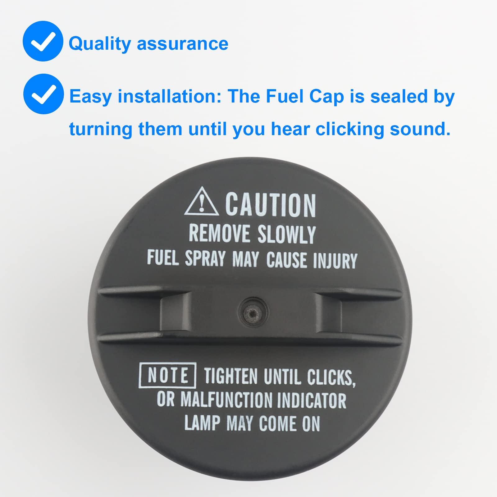 Gas Cap, Fuel Cap Replace 77310-48020 Compatible with Toyota Lexus - 1995-2004 Avalon, 1989-2001 Camry, 1989-2002 Corolla, 1995-2002 Tacoma, 1998-2000 4Runner, 1999-2003 Solara, 1999-2000 RX300, More