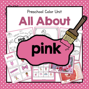 preschool colors - all about pink