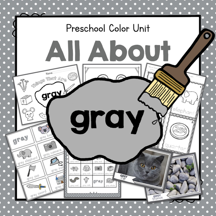 Color Gray Bingo Game