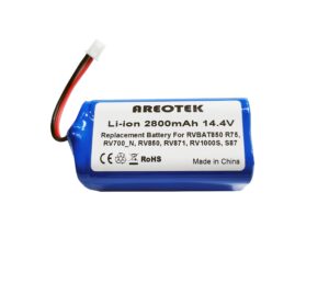 replacement battery for shark ion rvbat850 battery for r75, r85, rv700_n, rv720_n, rv725_n, rv751, rv761, rv850, rv850brn, rv850c, rv850wv, rv851wv, rv871, rv1000s, rv101ae s87 robot vacuum cleaners