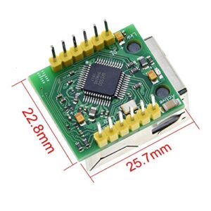 HiLetgo W5500 SPI to LAN Ethernet Network Module TCP IP STM32 Interface 3.3V 5V for Arduino WIZ820io RC5