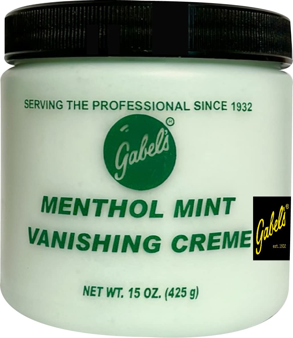 Gabel's Menthol Mint Vanishing Creme (15 oz) Authentic Gabel's Manufacturer Direct has protection seal and Gabel's logo in black label on the jar