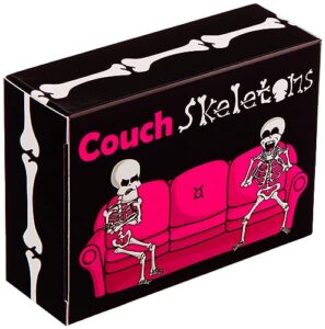 couch skeletons card game - quick and easy 2 player game by the dusty top hat