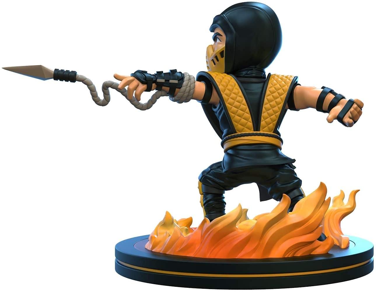 QMx Quantum Mechanix Mortal Kombat Scorpion Q-Fig Yellow 4 inches