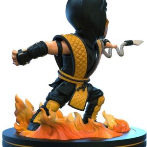 QMx Quantum Mechanix Mortal Kombat Scorpion Q-Fig Yellow 4 inches