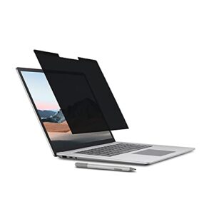 kensington magpro elite magnetic privacy screen for surface laptop 15" (k58362ww)