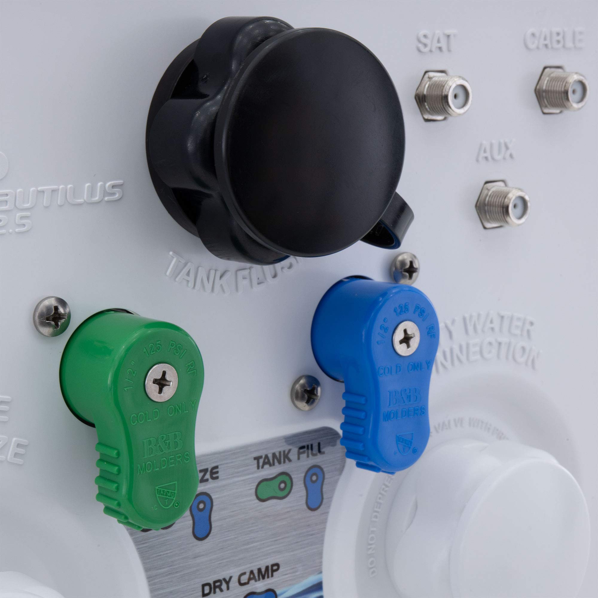 RecPro RV Water Management Panel | Nautilus P2.5 | 7-Function City-Water Fill (Yes, Include Install Kit) | Made in USA