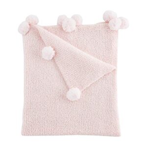 pink chenille blanket