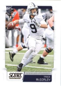 2019 score #413 trace mcsorley rc rookie penn state nittany lions nfl football trading card