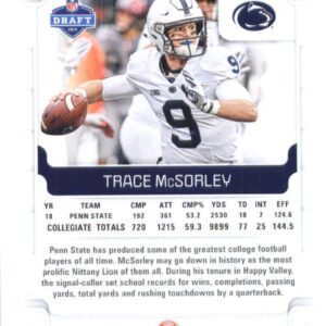 2019 Score #413 Trace McSorley RC Rookie Penn State Nittany Lions NFL Football Trading Card