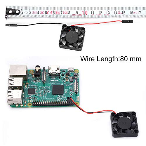 for Raspberry Pi Fan, 10Pcs for Raspberry Pi CPU Cooling Fan Heatsink Cooler Radiator Connector Separating One-to-Two Interface 3.3V 5V for Raspberry Pi4 Pi3 B+, Pi 3, Pi 2, Pi 1 B+