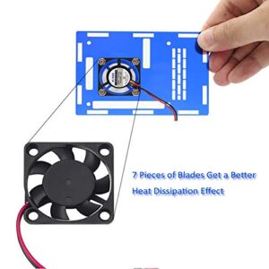 for Raspberry Pi Fan, 10Pcs for Raspberry Pi CPU Cooling Fan Heatsink Cooler Radiator Connector Separating One-to-Two Interface 3.3V 5V for Raspberry Pi4 Pi3 B+, Pi 3, Pi 2, Pi 1 B+