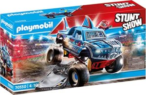 playmobil stunt show shark monster truck toy