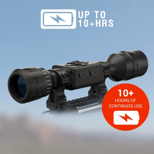 ATN X-Sight LTV 3-9x Ultra Light Day/Night Hunting Scope w/ QHD+Sensor, Video Record, 10hrs+ Battery Power