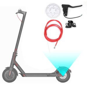 Vbest life Disc Brake,Metal Disc Brake Device Set(Contain Brake Disc Line Handle and Screws) for Xiaomi M365 Electric Scooter