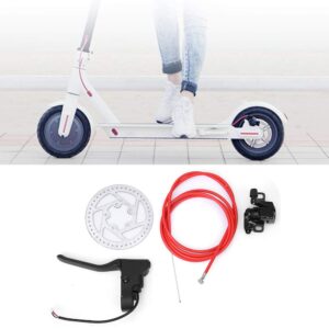 Vbest life Disc Brake,Metal Disc Brake Device Set(Contain Brake Disc Line Handle and Screws) for Xiaomi M365 Electric Scooter