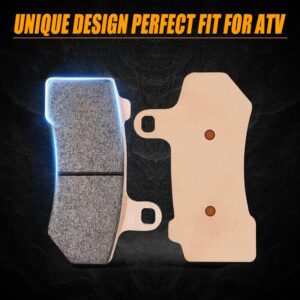 RANSOTO 2Front & 1Rear Sintered Brake Pads Kit - Compatible with 2008-2022 Harley Road Glide, FLHR Road King, FLHX Street Glide, Electra Glide Ultra Classic - Replaces FA409 41854-08