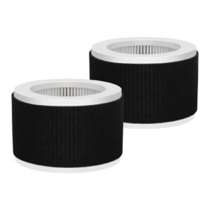 epi810 true hepa replacement filter compatible with mooka and koios megawise epi810 air purifiers, with 3-stage h13 true hepa filter for epi810 filter, 2-pack