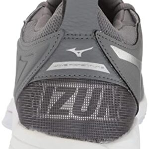 Mizuno Women's Wave Momentum 2 | Women's Indoor Volleyball Shoe | Grey | US Women's 8