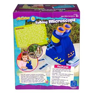 Educational Insights Geosafari Jr. Talking Microscope, Asian - Featuring Bindi Irwin, Microscope for Kids