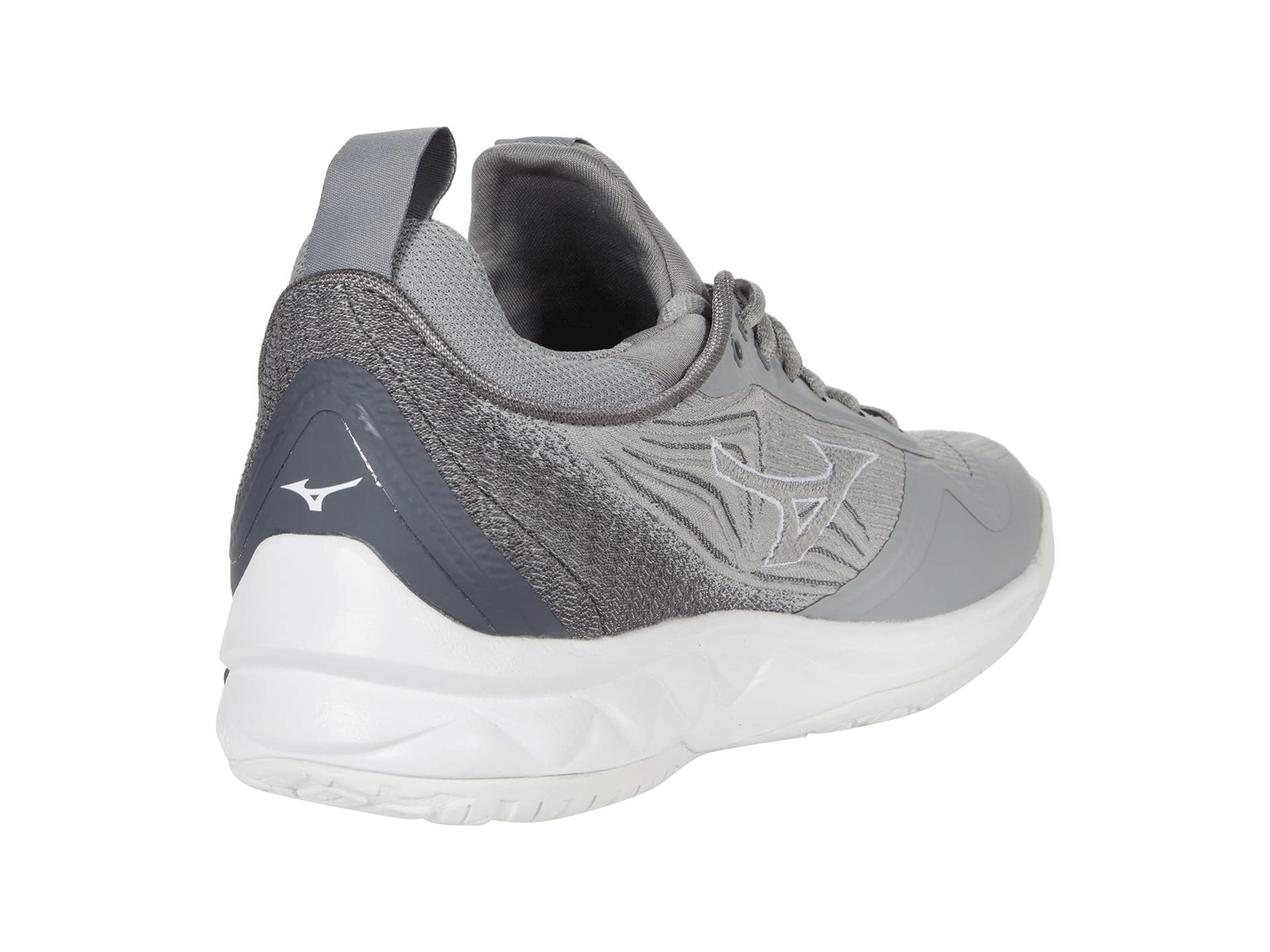 Mizuno 2 Wave Luminous Women's Volleyball Shoe 8 (0800), Grey, 8