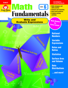 math fundamentals unit write and evaluate expressions, grade 6