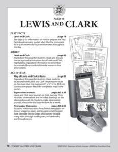 pocket 10: lewis and clark (explorers of north america)