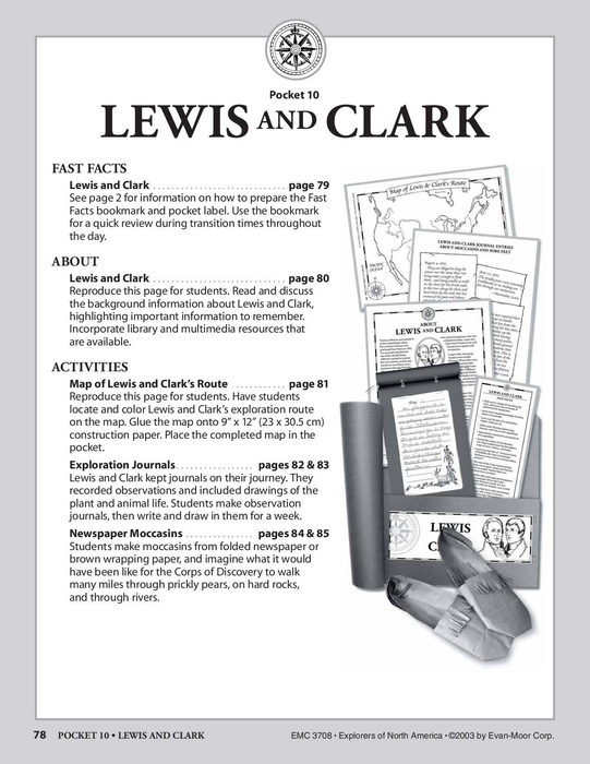 Pocket 10: Lewis and Clark (Explorers of North America)