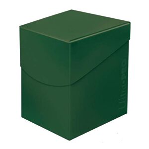 Ultra Pro Eclipse PRO 100+ Deck Box and Glossy Sleeves Green