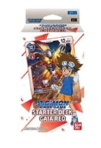 digimon english tcg st-1 starter deck gaia red - 54 cards
