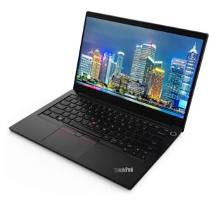 Lenovo ThinkPad E14 Gen 2-are 20T6002LUS 14 inch Notebook PC Bundle with Ryzen 5 4500U, 8GB DDR4, 256GB SSD, Radeon Graphics, Webcam, Stereo Speakers, Microphone, Windows 10 Pro, and Laptop Bag