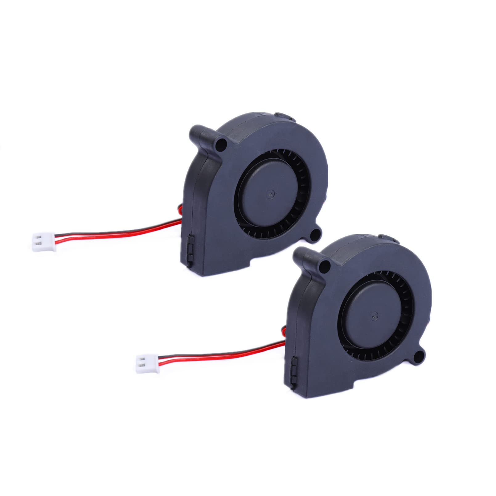 50mm Blower Fan 12v 5015 Hydraulic Bearing 50mm x 15mm DC Brushless Cooling Turbo Fan for (2Pcs)